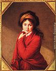 Elisabeth Louise Vigee-le Brun Canvas Paintings - Portrait of Countess Golovine